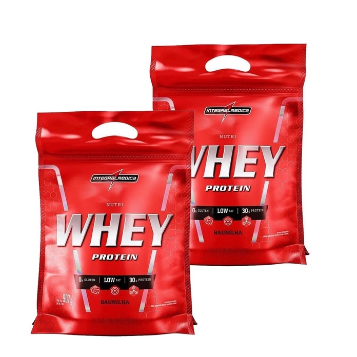 2x Nutri Whey Isolado e Concentrado 907g – IntegralMédica