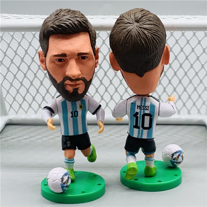 Bonecas De Futebol argentina Player 10 Figuras De Ação Lionel Messi