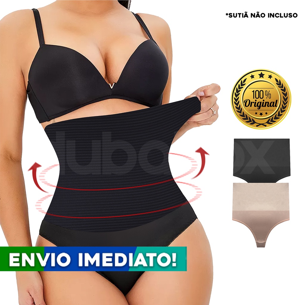Body Cinta Modelador Macaquinho C/ Perna Com Bojo 350168