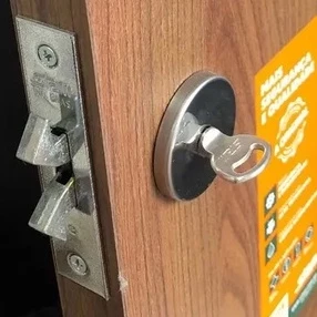 Fechadura Stam Porta De Banheiro De Correr Bico Papagaio duplo 1006 cromado inox