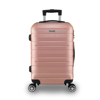Mala de Viagem Bordo 10kg Feminina Rosa Leve Rodinhas 360 ABS Rígido Cadeado
