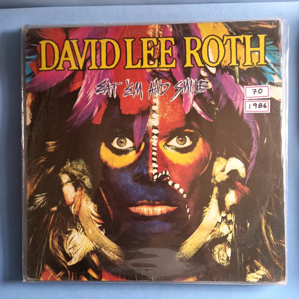 Lp David Lee Roth Eat'em And Smile - Vinil | Shopee Brasil