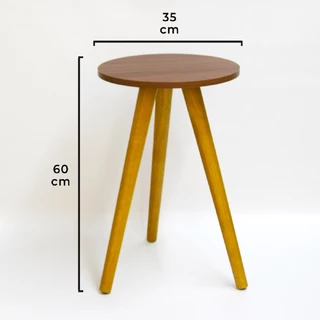Mesa De Apoio, Mesinha De Canto, Mesa De Centro, altura 60 CM