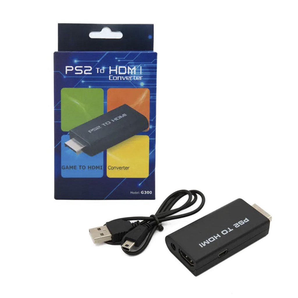Adaptador Conversor Ps2 Audio Vídeo Av Para Cabo Hdmi G300