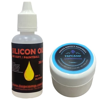 Kit Graxa Marcador Paintball E Óleo Silicone Hop Up Airsoft