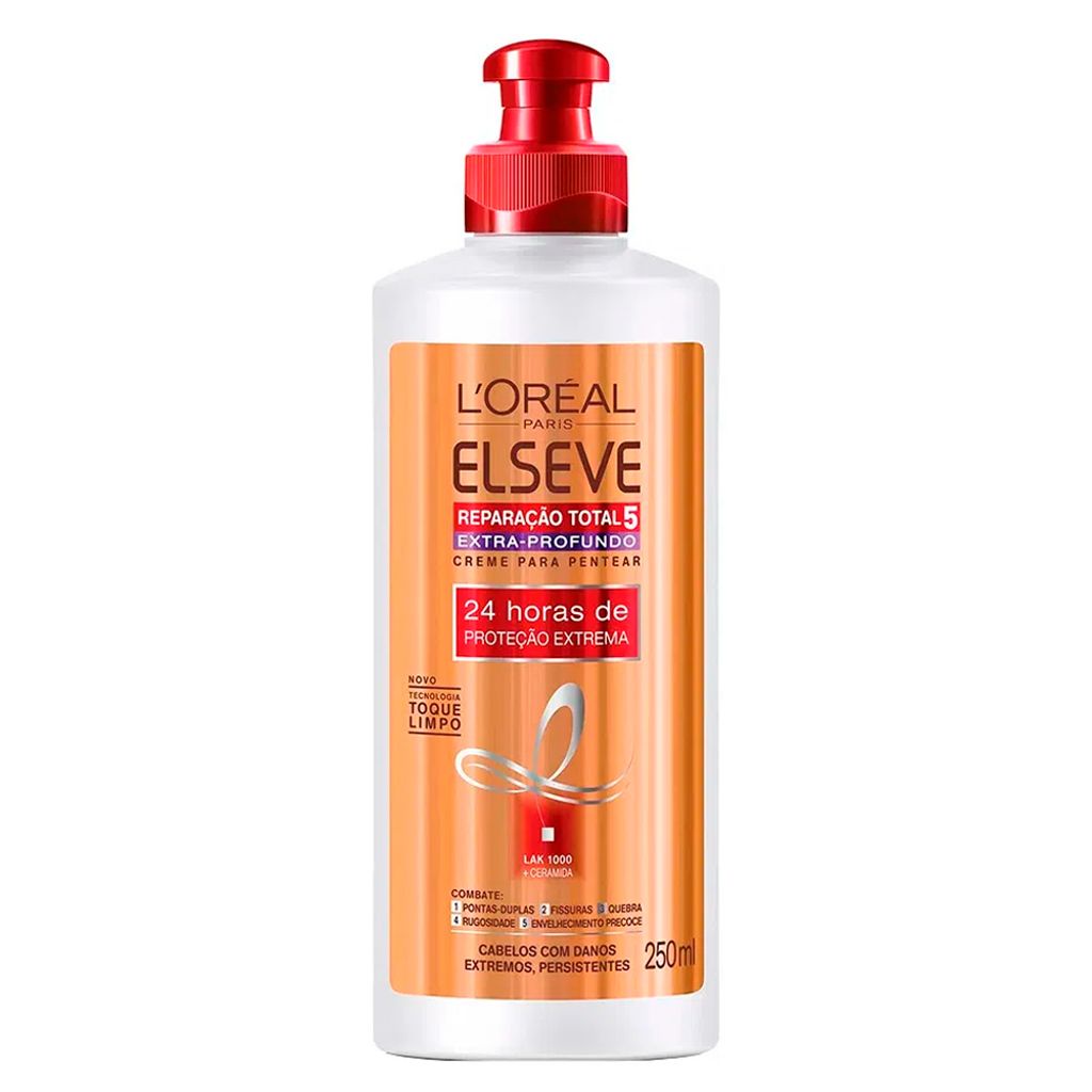 Creme Para Pentear Elseve RT5 Extra Profundo 250ml | Shopee Brasil