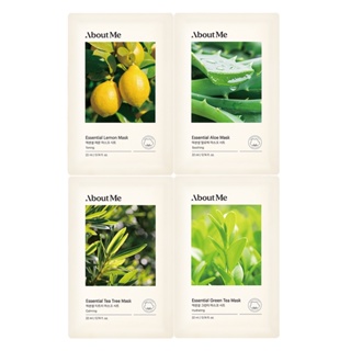 [About Me] Essential Mask Sheet 22ml / 4 Options