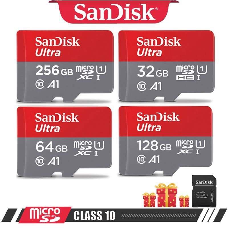 Cartão Micro SD 64GB Classe 10 Sandisk Ultra rápido - Arduino e