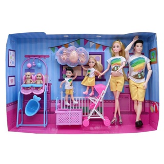 Nova chegada bonito sala de jantar para boneca barbie 1/6 crianças boneca  acessórios casa mobiliário jogo conjunto presente aniversário natal -  AliExpress