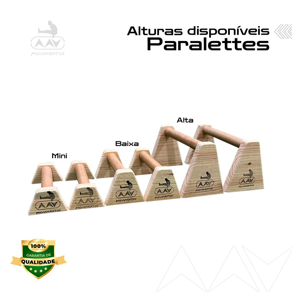 Barra Paralelas De Chao Calistenia, Paralletes Crossfit 30CM