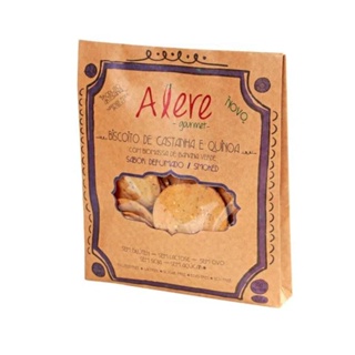 Biscoito de Castanha e Quinoa Defumado Alere 70g