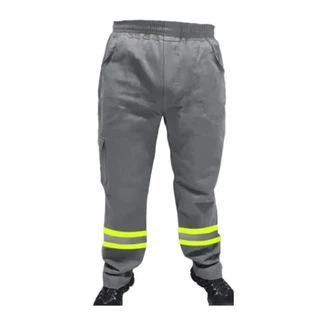 Calça Uniforme Brim Resistente P/ Trabalho Pesado Tamanhos Especiais 38