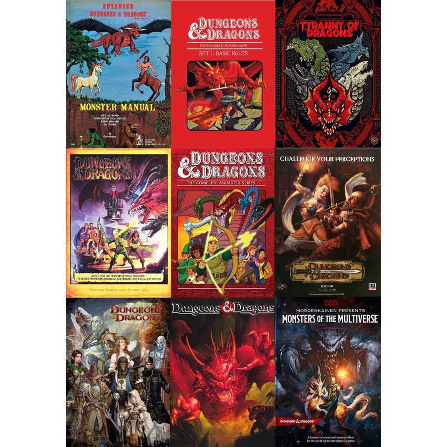 非売品 Dungeons & Dragons B1ポスター Poster Premium 20x30 - Dungeons & Dragons / D&D - Várias Opções