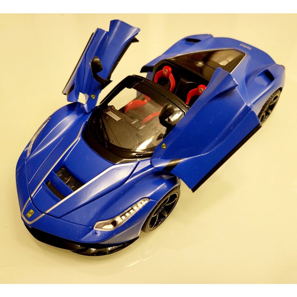 Miniatura Ferrari Laferrari Azul Escala 1:24 | Shopee Brasil