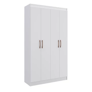 Armário 4 Portas Lavanderia Multiuso Multimóveis CR8000 Branco
