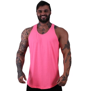 Regata Longline MXD Conceito Catálogo de Cores Lisa Casual Sem Estampa