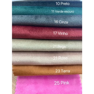 Tecido Suede Premium veludo Liso Para Sofá Decoração 3M X 1,40m