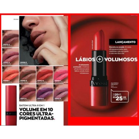 Batom Avon Ultra 8 em 1 - 3,6 g