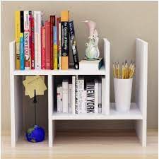 Organizador de Mesa Ajustável Nicho Para livros home Office escritório 15 cm de Profundidade