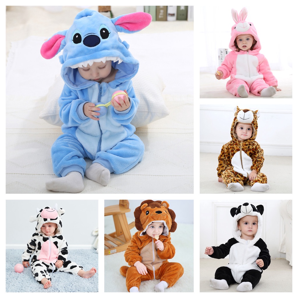 Kawaii roupas de bebê macacão infantil menino menina bonito cosplay ropa  bebe bebê recém-nascido macacão bodysuits anime inverno roupa macia traje -  AliExpress