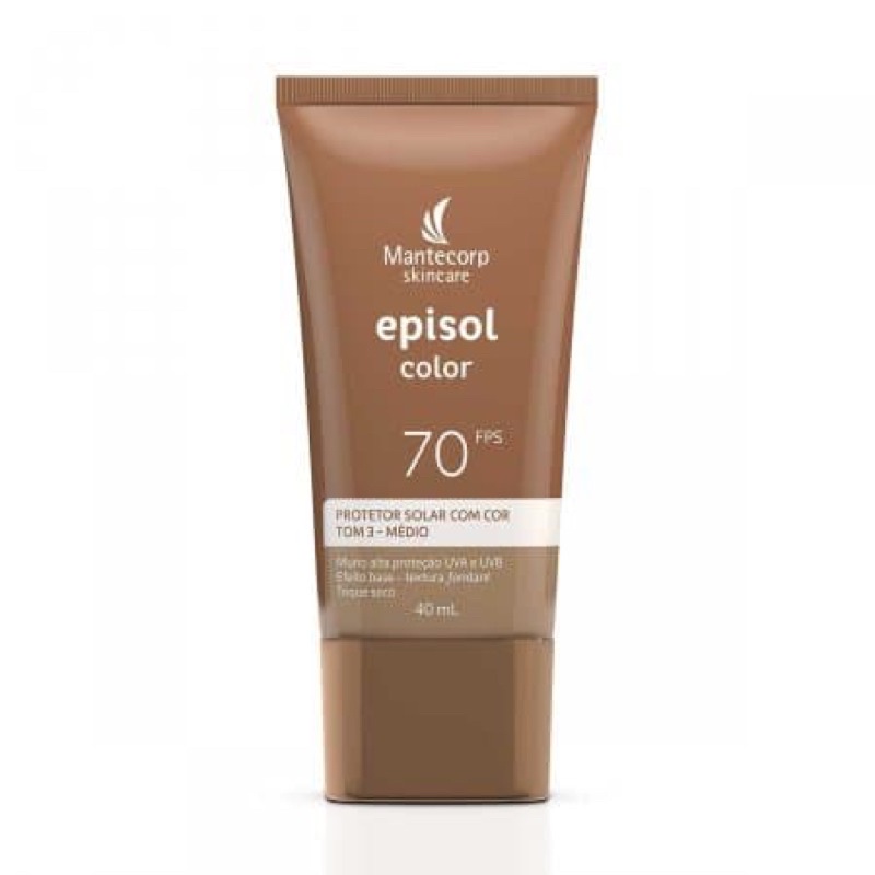 Episol Color Fps 70 Protetor Facial Tom 3 - Médio 40ml Nova Embalagem ...