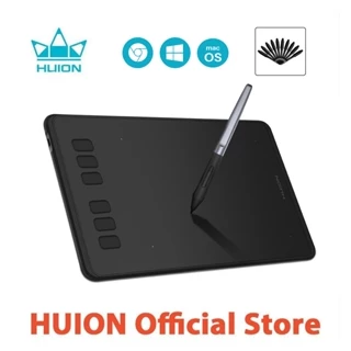 Huion H640P Graphics Desenho Tablet Stylus com 6 teclas expressas Suporte Windows/Android/Mac OS