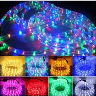 Led Decorativo Mangueira 180 Leds 8 Funções Cores Pisca Enfeite