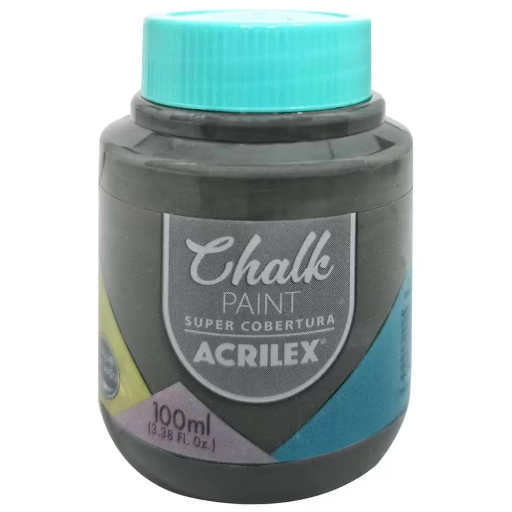 Tinta Chalk Paint Para Artesanato 100ml cor: CIMENTO | Shopee Brasil