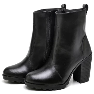 Bota de Salto Dubuy Feminina Preto Fosco KATE Original 1008FG