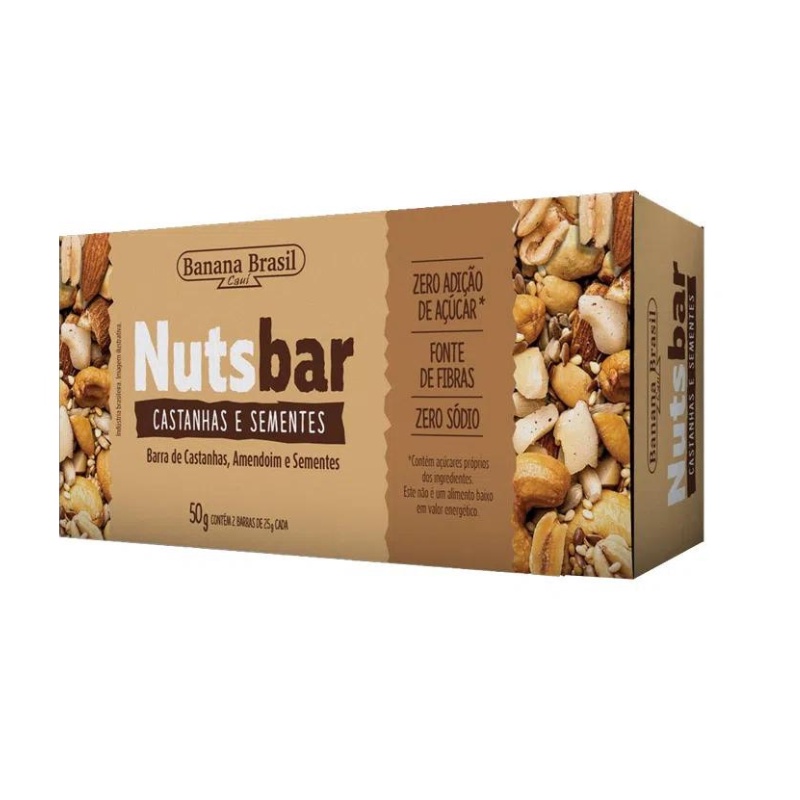 Barra Nutsbar Castanhas E Sementes SM | Shopee Brasil