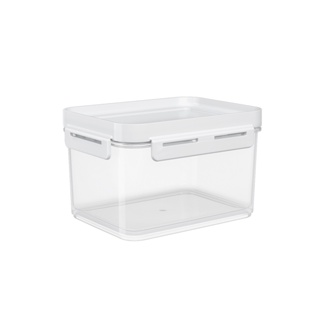 Pote Hermético Coza Flap 1,5 L - 18,5 x 14,5 x 11 cm Branco