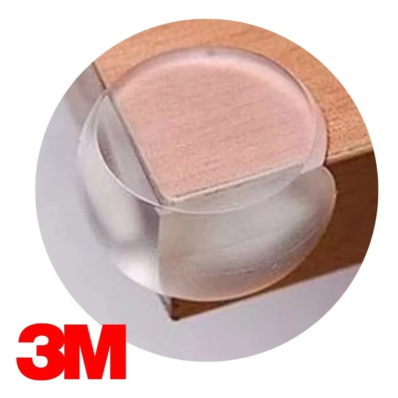 Kit 6 Protetor De Quina Silicone Mesa Segurança Para Crianças E Bebes ...
