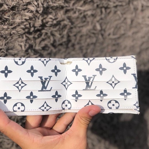 Carteiras Masculina Louis vuitton porta cnh porta cartão promoção Relâmpago Porta  documentos slim - Escorrega o Preço