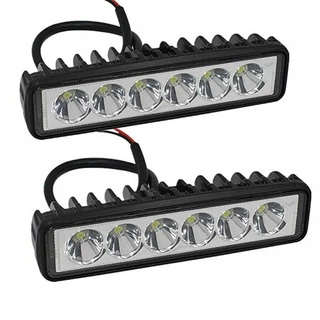Kit 2 Farol De Milha Super Led 18w 9-30v Power Universal