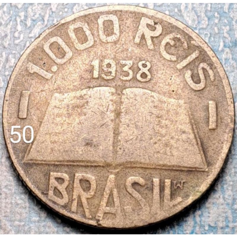 [50]-Moeda Colecionável 1000 Réis 1922/1924/1925/1927/1938/1939
