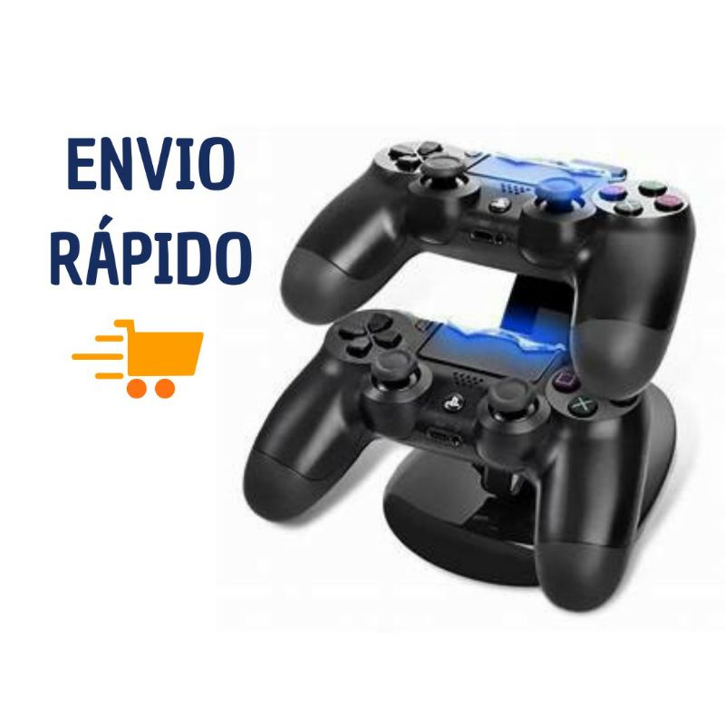 Carregador Stand Duplo para Controle de Playstation Dock Ps4 Slim E Pro ...