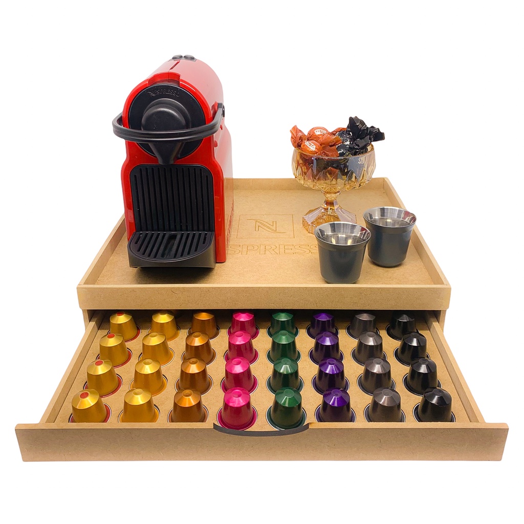 Bandeja Porta Cápsula Nespresso 56 Cápsulas
