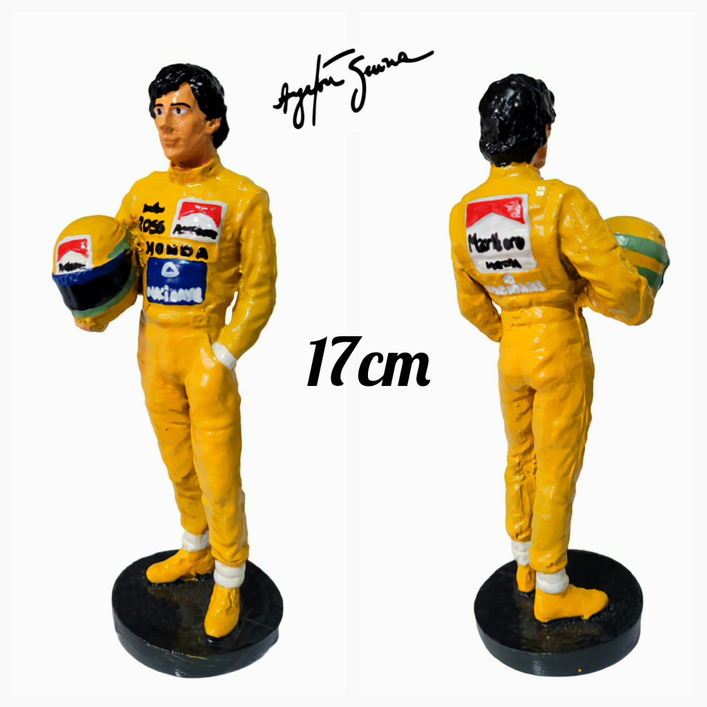 Ayrton Senna Boneco Action Figure Colecionavel