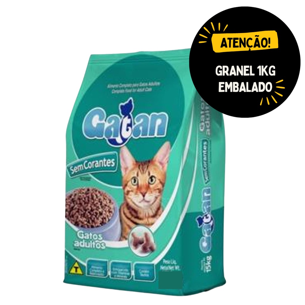 Ração barato Gatan Sabor Mix sem corantes para Gatos - Embalado a ...