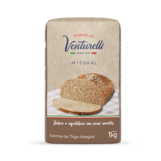 Farinha de trigo Venturelli integral 1kg