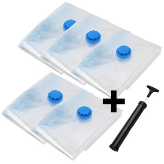 Saco Vácuo 5peças 80cm X 60cm Armazenamento Organizador Bag Protetor Organizador Armazenar a vácuo