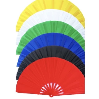 Leque Grande Kung Fu Tai Chi Apresentação Dança Faz Brarulho Liso em Oferta na Shopee