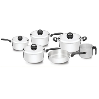 Conjunto de Panelas 6 Peças Nigro Polido 025521