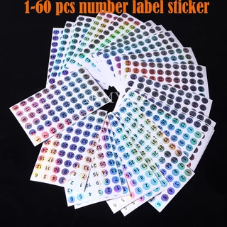 Adesivos De Rótulo De Armazenamento De Diamante Para Pintura Com Acessório Caixa/Garrafa 60 DMC Número Adesivo À Prova D'água E colorfast