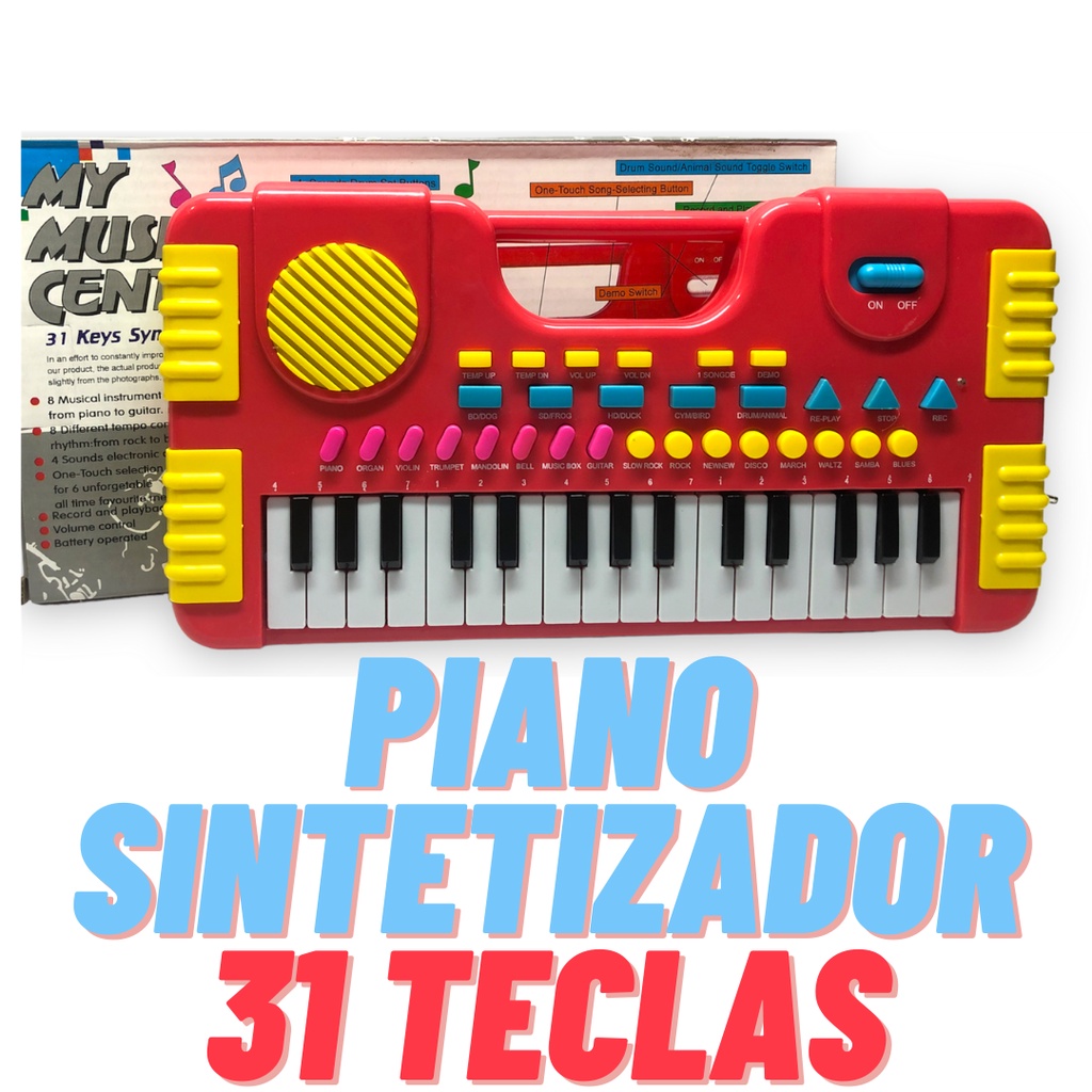 Teclado Piano Musical Infantil 31 Teclas BW104