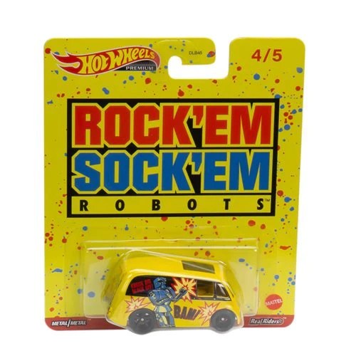 Hot Wheels Rodas Quentes Premium Marcas Mattel Pop Cultura Quick D Livery Rock Em Sock Em