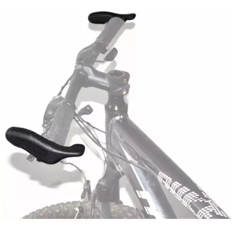 Bar End Chifre Bike Emborrachado Ergonomico Guidão Bicicleta Par
