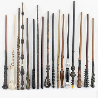 AC-Kinds of Wands Magic Cosplay Dumbledor Voldmort Snape Hermion Metal Core Wand Sem Caixa Presente De Halloween