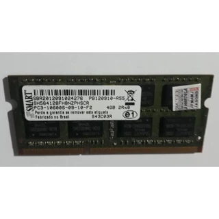 Memória Smart Notebook 4gb Ddr3 Pc3-10600s 1333mhz