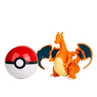 Boneco Brinquedo Articulado Lucario Pokémon Pokébola PokeBall em